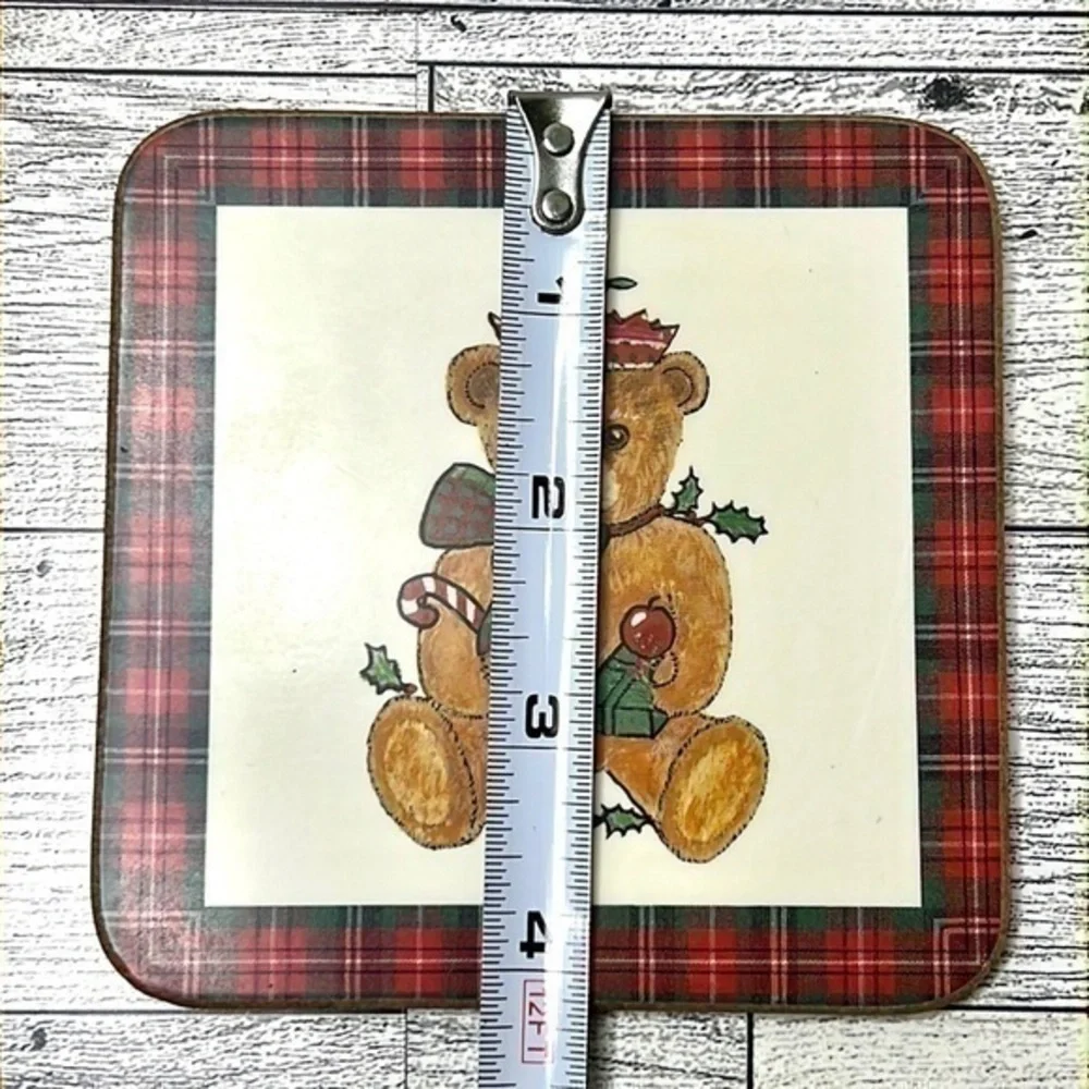 Pimpernel Tartan Christmas Coasters Set of 6